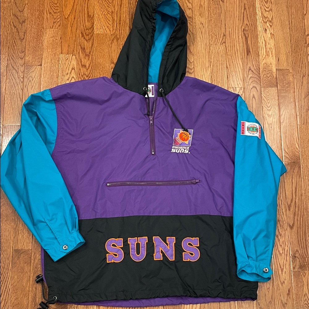 Vintage Phoenix Suns Pullover Windbreaker Jacket size L